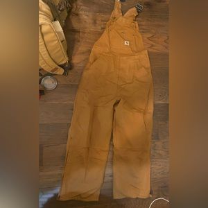 Boys size 14 carhartt bib overalls